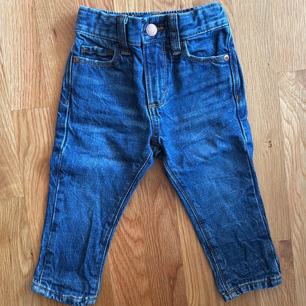 12-18M Old Navy Loose Fit Adjustable Waist Jeans